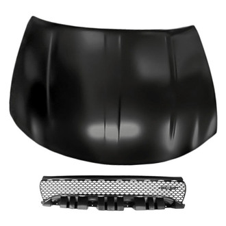 Replacement - 2-Piece (Hood Panel, Grille) (Standard Line)