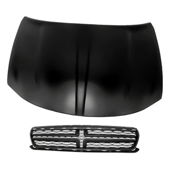 Replacement - 2-Piece (Hood Panel, Grille) (Standard Line)