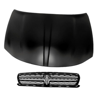 Replacement - 2-Piece (Hood Panel, Grille) (Standard Line)