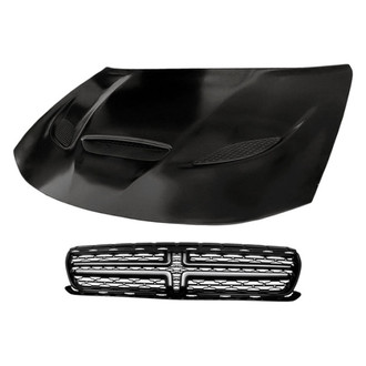 Replacement - 2-Piece (Hood Panel, Grille) (Standard Line)