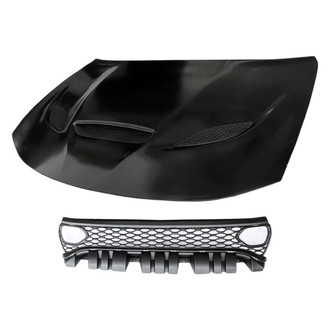 Replacement - 2-Piece (Hood Panel, Grille) (Standard Line)