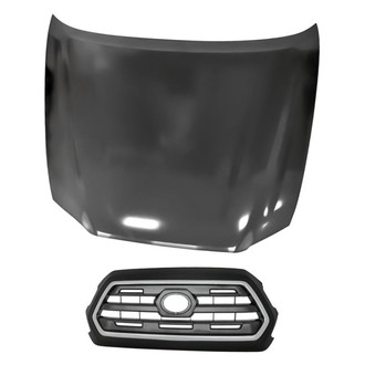 Replacement - 2-Piece (Hood Panel, Grille) (Standard Line)