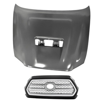 Replacement - 2-Piece (Hood Panel, Grille) (Standard Line)