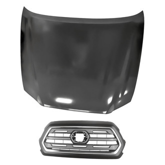 Replacement - 2-Piece (Hood Panel, Grille) (Standard Line)