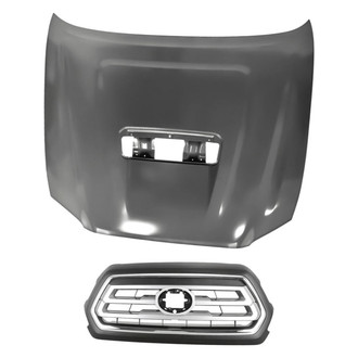 Replacement - 2-Piece (Hood Panel, Grille) (Standard Line)