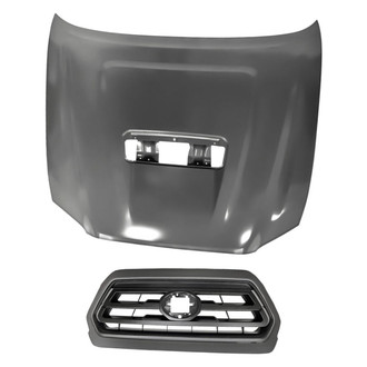 Replacement - 2-Piece (Hood Panel, Grille) (Standard Line)