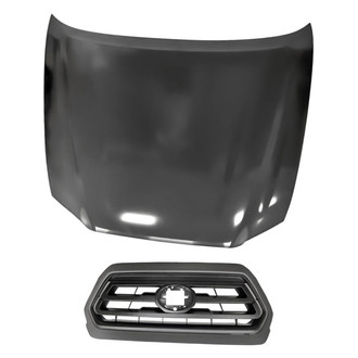 Replacement - 2-Piece (Hood Panel, Grille) (Standard Line)
