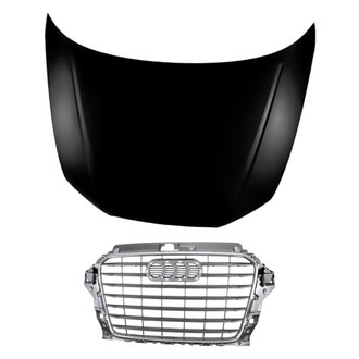 Replacement - 2-Piece (Hood Panel, Grille) (Standard Line)