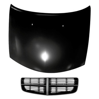 Replacement - 2-Piece (Hood Panel, Grille) (Standard Line)