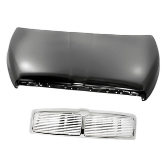 Replacement - 2-Piece (Hood Panel, Grille)