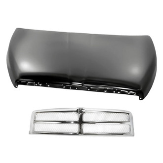 Replacement - 2-Piece (Hood Panel, Grille) (Standard Line)