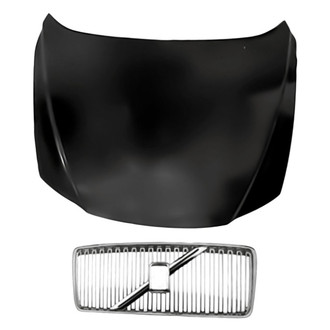 Replacement - 2-Piece (Hood Panel, Grille) (Standard Line)