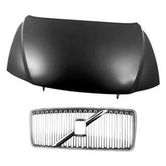 Replacement - 2-Piece (Hood Panel, Grille) (Standard Line)