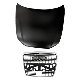 Replacement - 2-Piece (Hood Panel, Grille) (Standard Line)