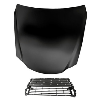 Replacement - 2-Piece (Hood Panel, Grille)