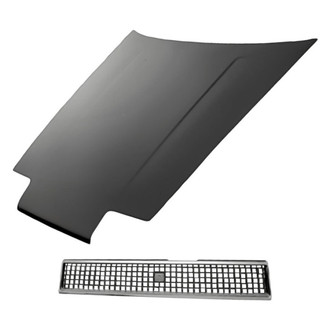 Replacement - 2-Piece (Hood Panel, Grille) (Standard Line)