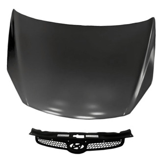 Replacement - 2-Piece (Hood Panel, Grille)