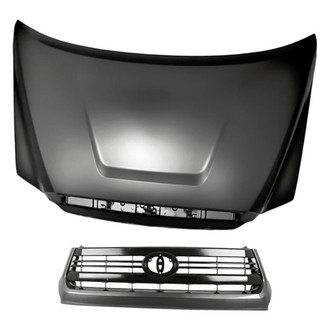 Replacement - 2-Piece (Hood Panel, Grille) (Standard Line)