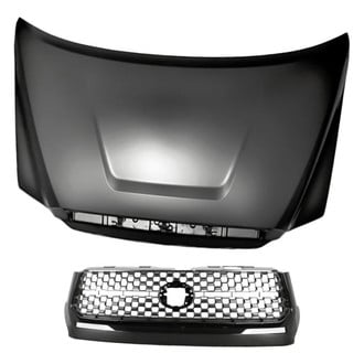 Replacement - 2-Piece (Hood Panel, Grille)