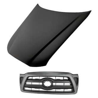 Replacement - 2-Piece (Hood Panel, Grille) (Standard Line)