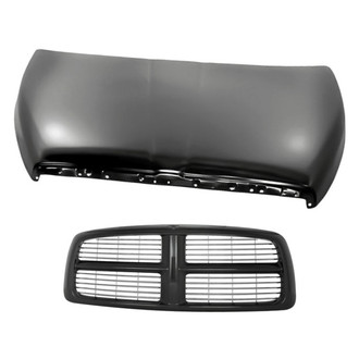 Replacement - 2-Piece (Hood Panel, Grille) (Standard Line)