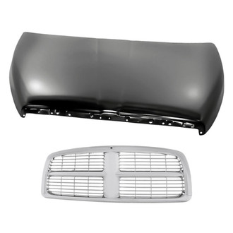 Replacement - 2-Piece (Hood Panel, Grille) (Standard Line)