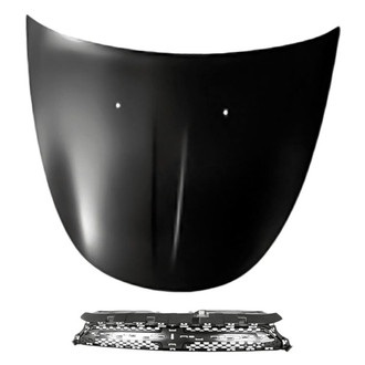 Replacement - 2-Piece (Hood Panel, Grille) (Standard Line)