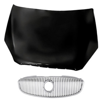 Replacement - 2-Piece (Hood Panel, Grille) (Standard Line)