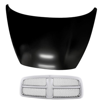 Replacement - 2-Piece (Hood Panel, Grille) (Standard Line)
