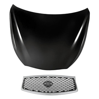 Replacement - 2-Piece (Hood Panel, Grille) (Standard Line)