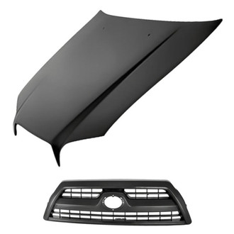 Replacement - 2-Piece (Hood Panel, Grille)