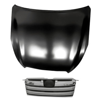 Replacement - 2-Piece (Hood Panel, Grille) (Standard Line)