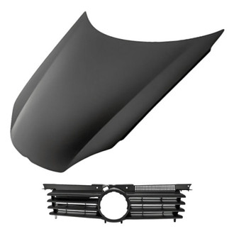 Replacement - 2-Piece (Hood Panel, Grille) (Standard Line)