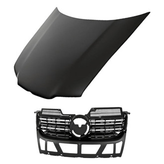 Replacement - 2-Piece (Hood Panel, Grille) (Standard Line)