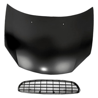 Replacement - 2-Piece (Hood Panel, Grille) (Standard Line)