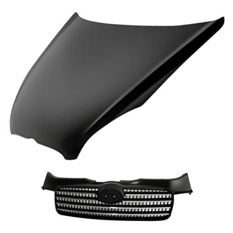Replacement - 2-Piece (Hood Panel, Grille) (Standard Line)