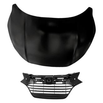 Replacement - 2-Piece (Hood Panel, Grille) (Standard Line)