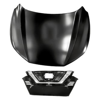 Replacement - 2-Piece (Hood Panel, Grille) (Standard Line)