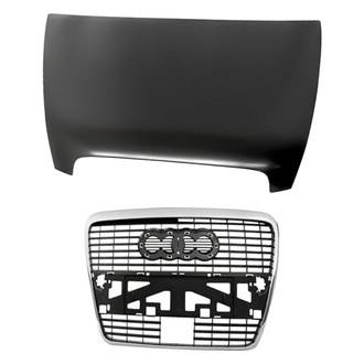 Replacement - 2-Piece (Hood Panel, Grille) (Standard Line)