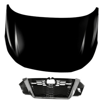 Replacement - 2-Piece (Hood Panel, Grille) (Standard Line)
