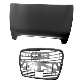 Replacement - 2-Piece (Hood Panel, Grille) (Standard Line)