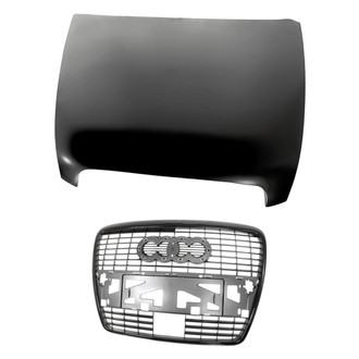 Replacement - 2-Piece (Hood Panel, Grille) (Standard Line)