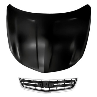 Replacement - 2-Piece (Hood Panel, Grille)