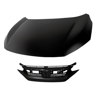 Replacement - 2-Piece (Hood Panel, Grille) (Standard Line)