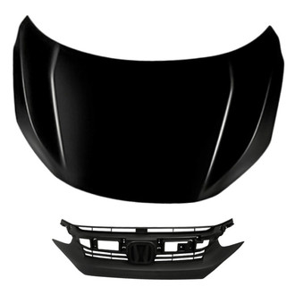 Replacement - 2-Piece (Hood Panel, Grille) (Standard Line)