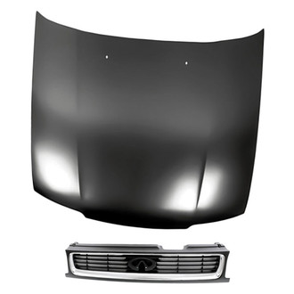 Replacement - 2-Piece (Hood Panel, Grille) (Standard Line)