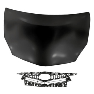 Replacement - 2-Piece (Hood Panel, Grille) (Standard Line)