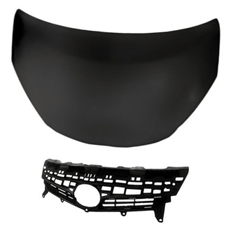 Replacement - 2-Piece (Hood Panel, Grille) (Standard Line)