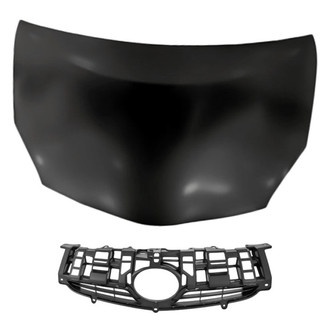 Replacement - 2-Piece (Hood Panel, Grille)