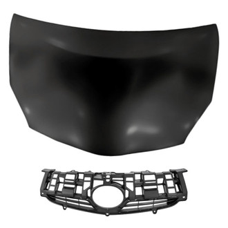 Replacement - 2-Piece (Hood Panel, Grille) (Standard Line)